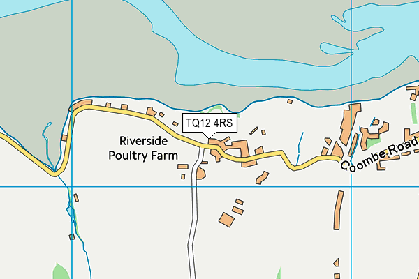 TQ12 4RS map - OS VectorMap District (Ordnance Survey)