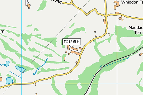 TQ12 5LH map - OS VectorMap District (Ordnance Survey)