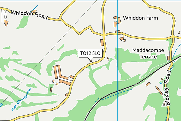 TQ12 5LQ map - OS VectorMap District (Ordnance Survey)