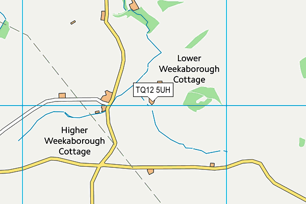 TQ12 5UH map - OS VectorMap District (Ordnance Survey)