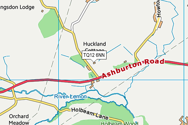 TQ12 6NN map - OS VectorMap District (Ordnance Survey)