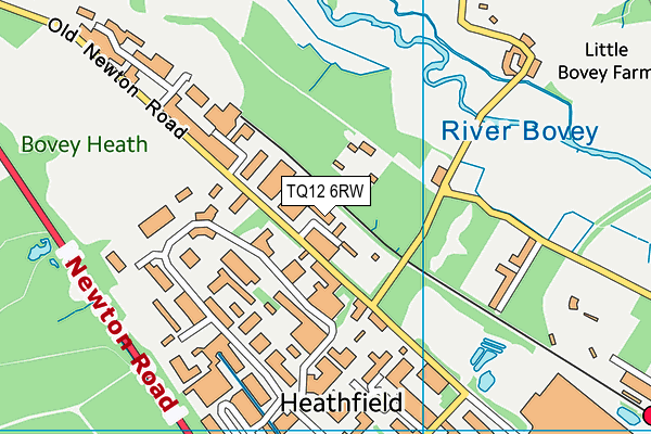 Map of HEATHFIELD MANAGEMENT (SOUTH WEST) LIMITED at district scale