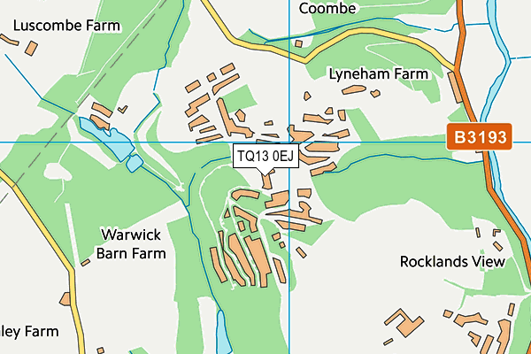 Finlake Health & Leisure Club map (TQ13 0EJ) - OS VectorMap District (Ordnance Survey)