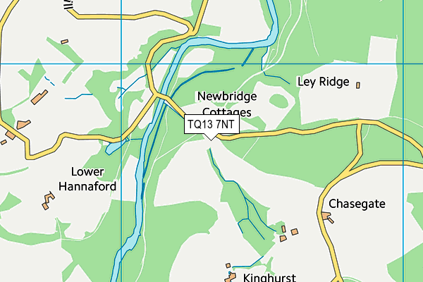 TQ13 7NT map - OS VectorMap District (Ordnance Survey)
