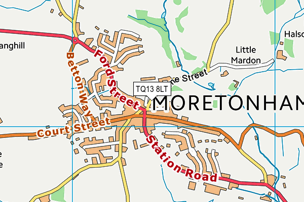 Map of DARTMOOR ESTATES LIMITED at district scale