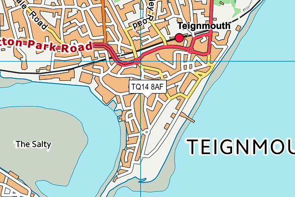 Map of SEAPOINT HOUSE (TEIGNMOUTH) MANAGEMENT COMPANY LIMITED at district scale