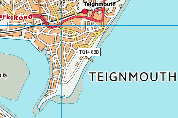 TQ14 8BB map - OS VectorMap District (Ordnance Survey)