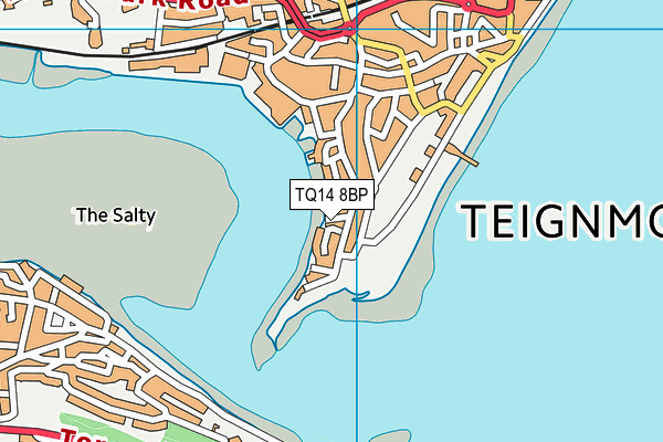 TQ14 8BP map - OS VectorMap District (Ordnance Survey)