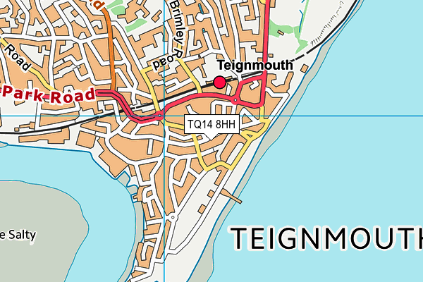 TQ14 8HH map - OS VectorMap District (Ordnance Survey)