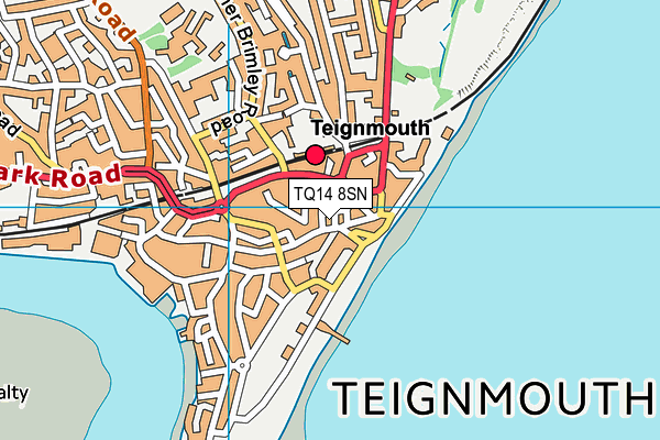 TQ14 8SN map - OS VectorMap District (Ordnance Survey)