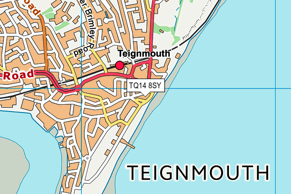 TQ14 8SY map - OS VectorMap District (Ordnance Survey)