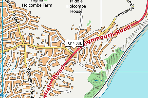 TQ14 8UL map - OS VectorMap District (Ordnance Survey)