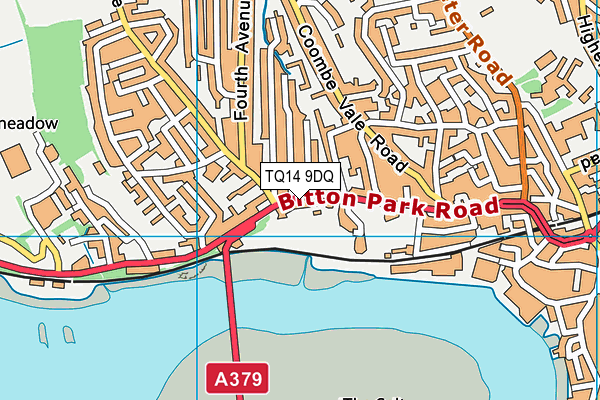 Bitton Park map (TQ14 9DQ) - OS VectorMap District (Ordnance Survey)