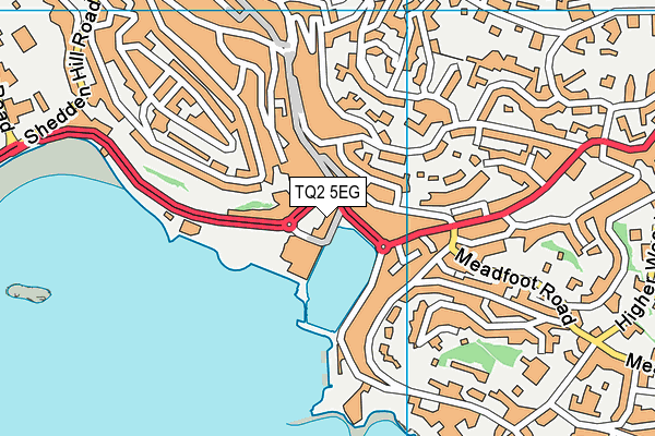 TQ2 5EG map - OS VectorMap District (Ordnance Survey)