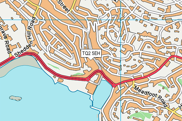 TQ2 5EH map - OS VectorMap District (Ordnance Survey)