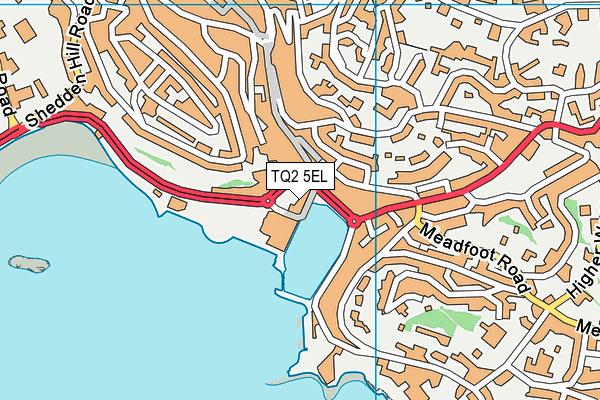 TQ2 5EL map - OS VectorMap District (Ordnance Survey)