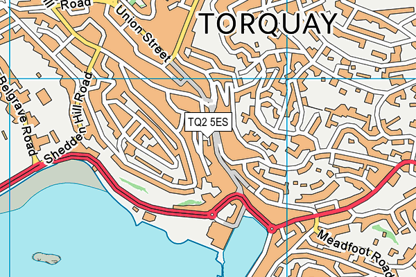TQ2 5ES map - OS VectorMap District (Ordnance Survey)