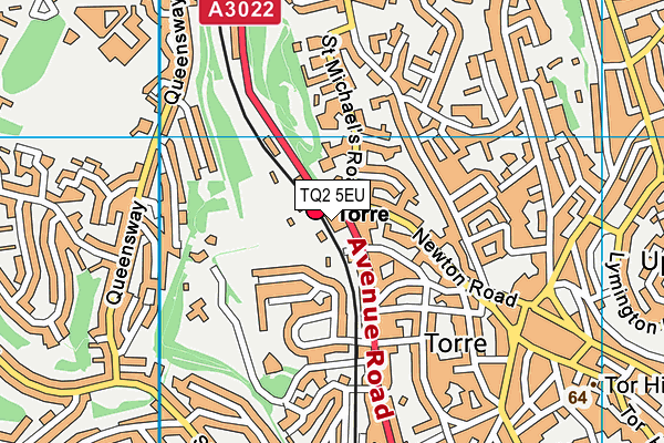 TQ2 5EU map - OS VectorMap District (Ordnance Survey)