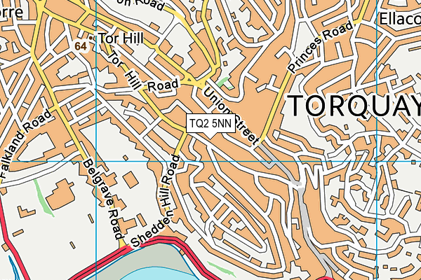 TQ2 5NN map - OS VectorMap District (Ordnance Survey)