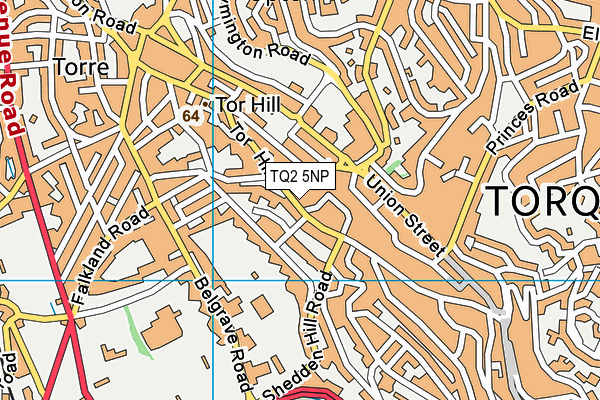 TQ2 5NP map - OS VectorMap District (Ordnance Survey)
