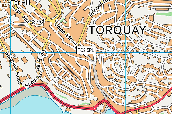 TQ2 5PL map - OS VectorMap District (Ordnance Survey)