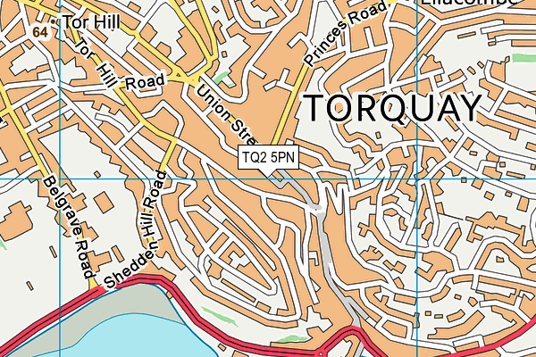 TQ2 5PN map - OS VectorMap District (Ordnance Survey)