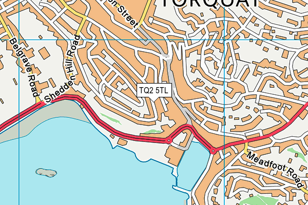 TQ2 5TL map - OS VectorMap District (Ordnance Survey)