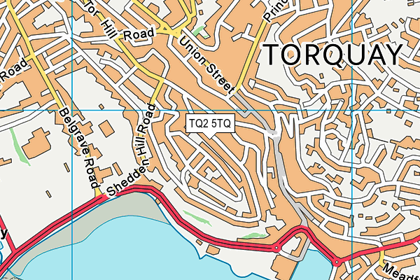 TQ2 5TQ map - OS VectorMap District (Ordnance Survey)