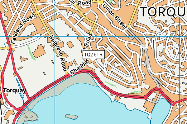 TQ2 5TR map - OS VectorMap District (Ordnance Survey)