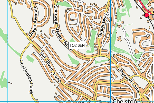 TQ2 6EN map - OS VectorMap District (Ordnance Survey)