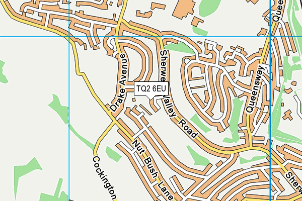 TQ2 6EU map - OS VectorMap District (Ordnance Survey)