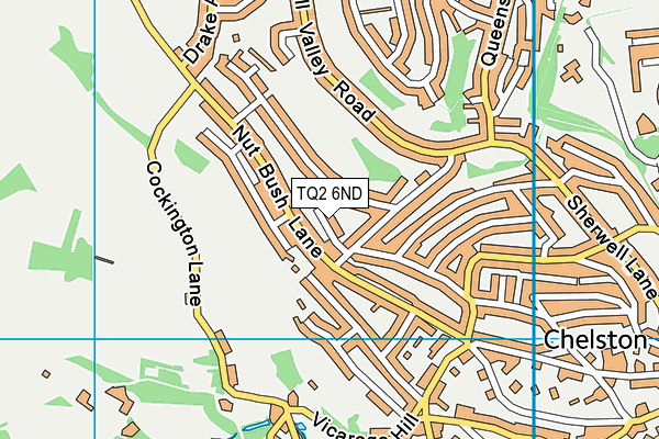TQ2 6ND map - OS VectorMap District (Ordnance Survey)