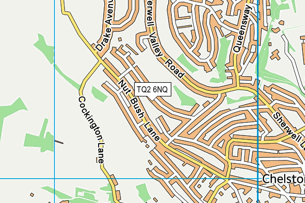 TQ2 6NQ map - OS VectorMap District (Ordnance Survey)