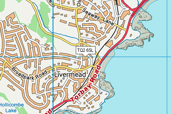 TQ2 6SL map - OS VectorMap District (Ordnance Survey)