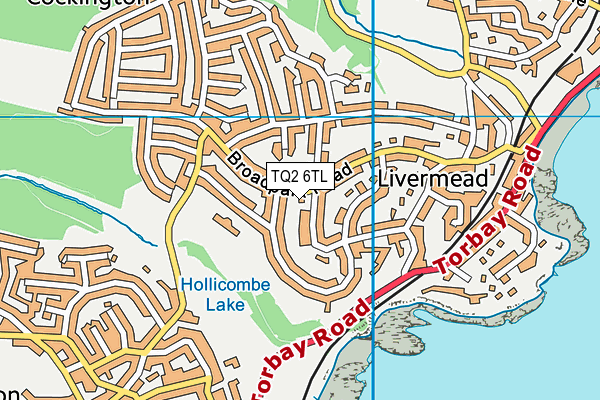 TQ2 6TL map - OS VectorMap District (Ordnance Survey)