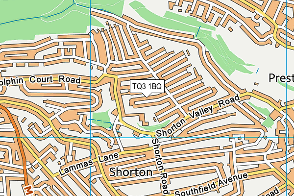 TQ3 1BQ map - OS VectorMap District (Ordnance Survey)