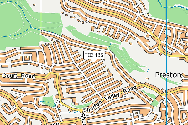 TQ3 1BS map - OS VectorMap District (Ordnance Survey)