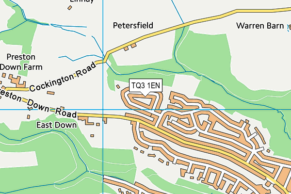 TQ3 1EN map - OS VectorMap District (Ordnance Survey)