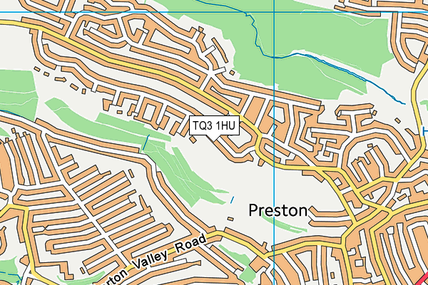 TQ3 1HU map - OS VectorMap District (Ordnance Survey)