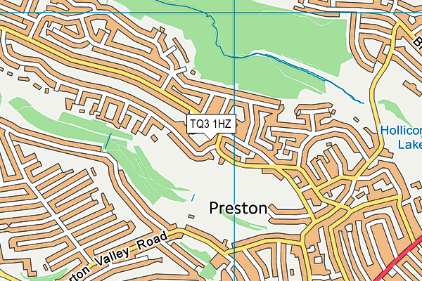 TQ3 1HZ map - OS VectorMap District (Ordnance Survey)