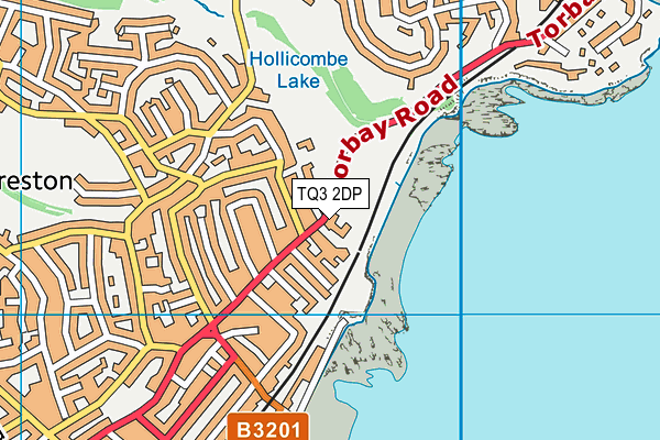 TQ3 2DP map - OS VectorMap District (Ordnance Survey)