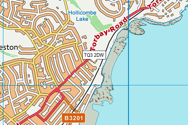 TQ3 2DW map - OS VectorMap District (Ordnance Survey)