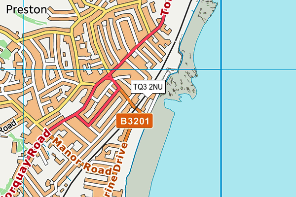 TQ3 2NU map - OS VectorMap District (Ordnance Survey)