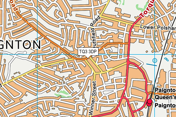 TQ3 3DP map - OS VectorMap District (Ordnance Survey)
