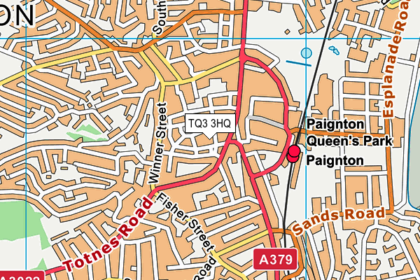 TQ3 3HQ map - OS VectorMap District (Ordnance Survey)