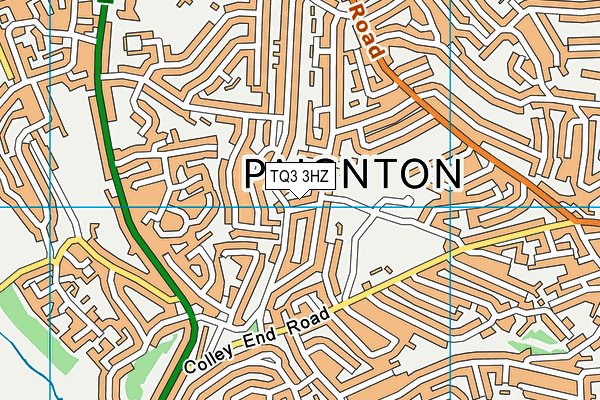 TQ3 3HZ map - OS VectorMap District (Ordnance Survey)