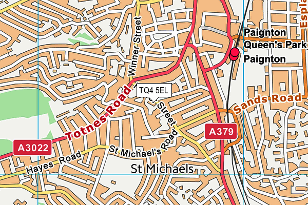 TQ4 5EL map - OS VectorMap District (Ordnance Survey)
