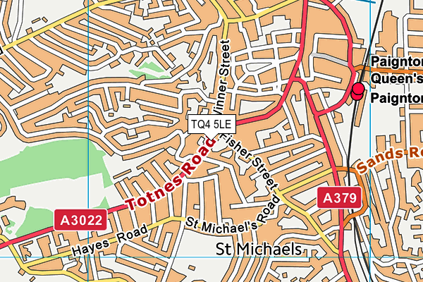 TQ4 5LE map - OS VectorMap District (Ordnance Survey)