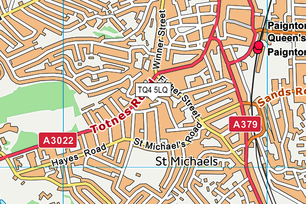 TQ4 5LQ map - OS VectorMap District (Ordnance Survey)