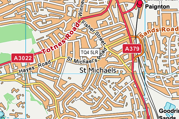 TQ4 5LR map - OS VectorMap District (Ordnance Survey)